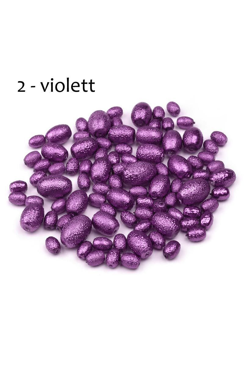 10gr Krepp Glasperlen 5-15mm