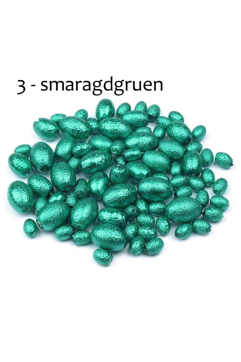 10gr Krepp Glasperlen 5-15mm