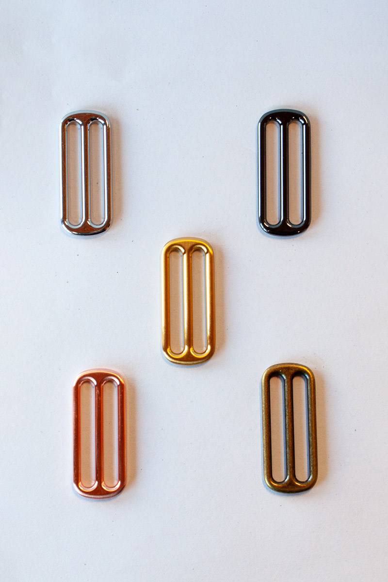 40 mm Taschen-Stegschnalle Metall