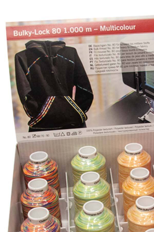 Bulky-Lock 80 Multicolour, 1000 m Bauschgarn, Gütermann