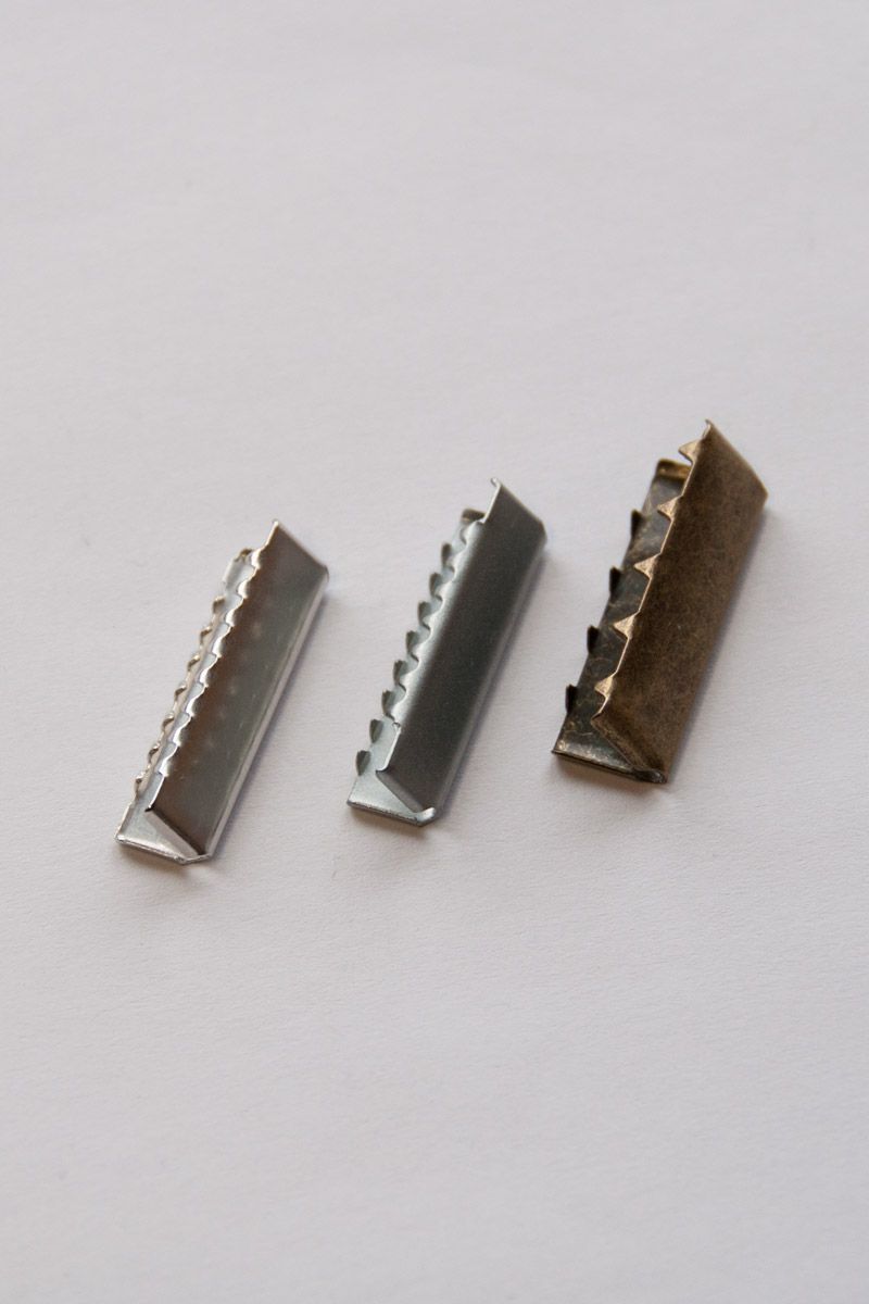 30 mm Gurtendstück für Gurtband, Metall