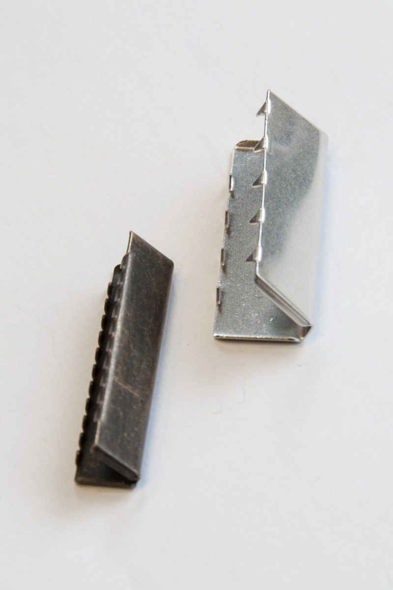 40 mm Gurtendstück für Gurtband, Metall