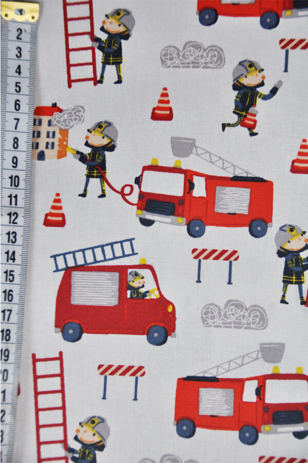 Sam der Feuerwehrmann Acryl- und Teflonbeschichtet, 180 g/m2