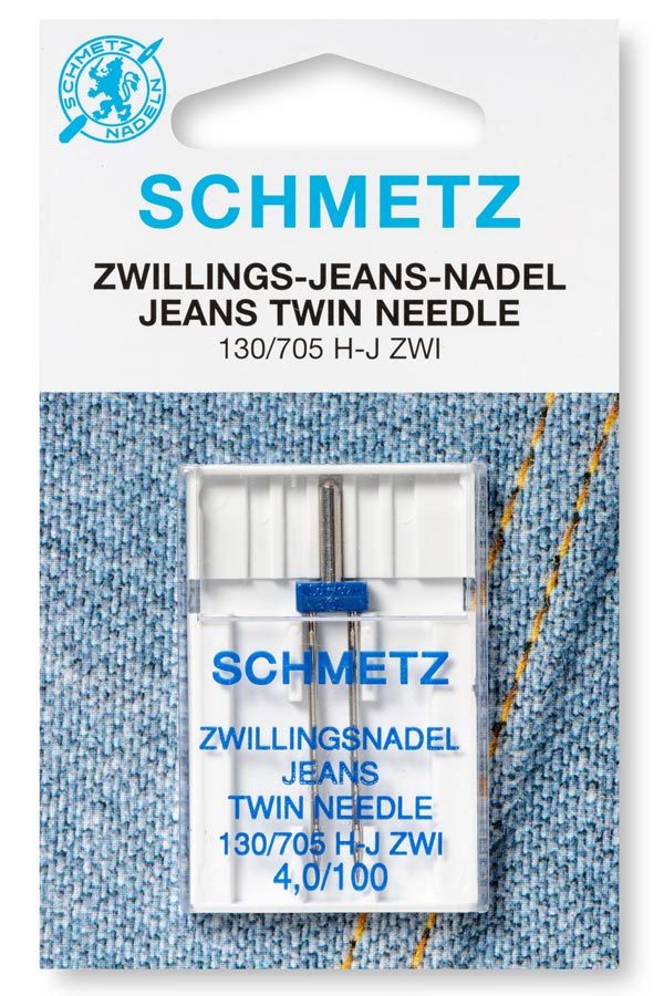 Zwillings-Jeans 1 Stk 130/705 Nähmaschinennadeln Schmetz 