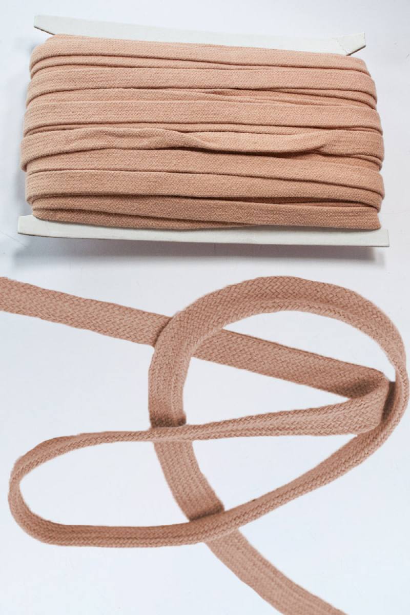 Aktion Flachkordel, ganze Rolle, 25m - 47-Beige