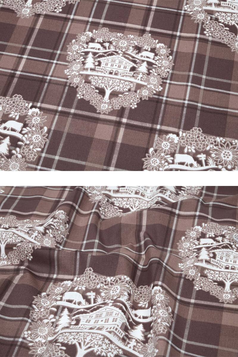 Alpenherz Karo - 100% Baumwolle - Spezialangebot