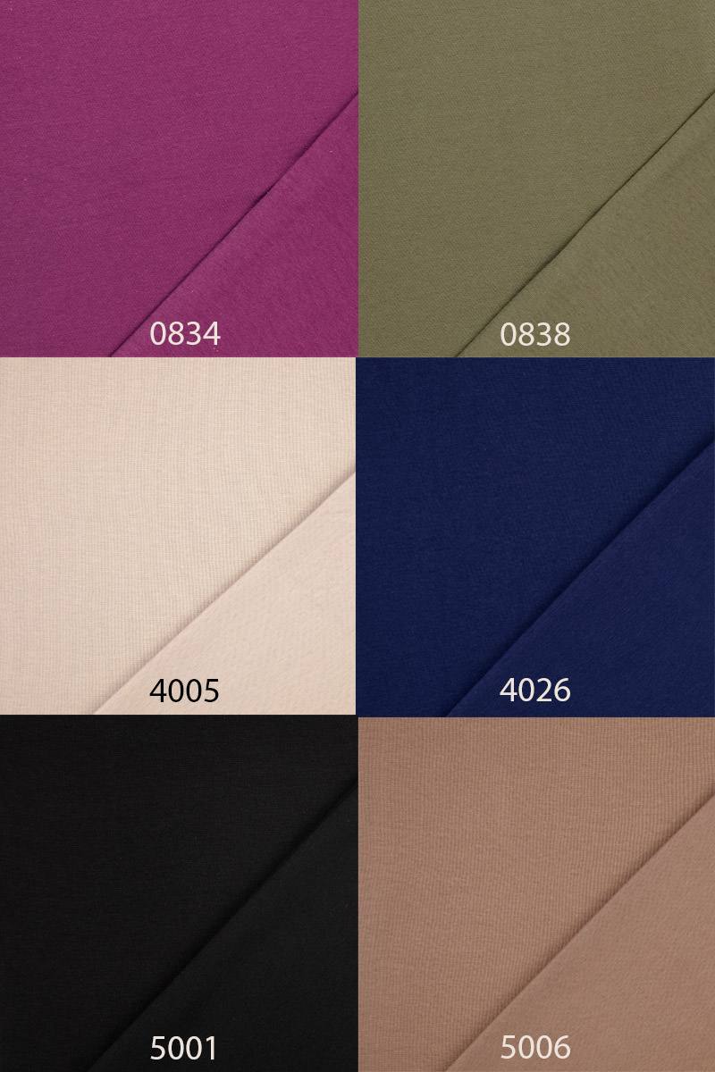 Bündchenstoff Schlauch Uni - 34cm breit