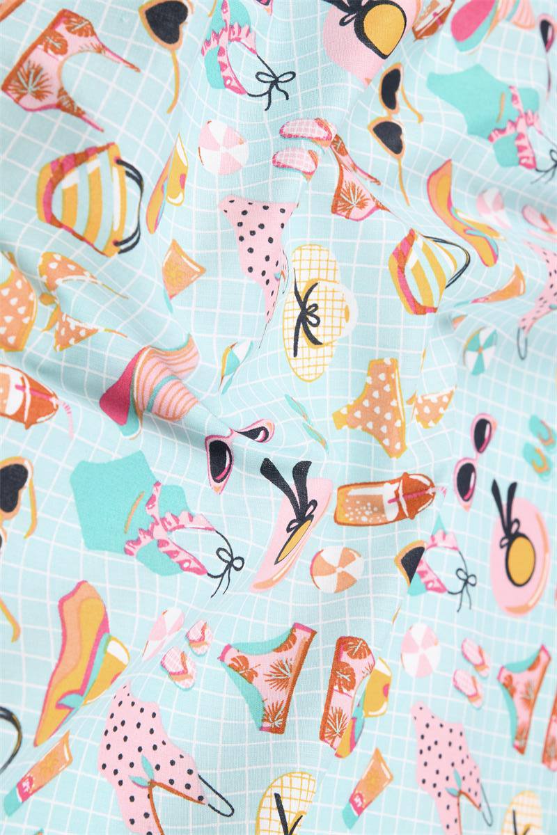 Badefrauen, Acryl- und Teflonbeschichtet, 165 g/m2