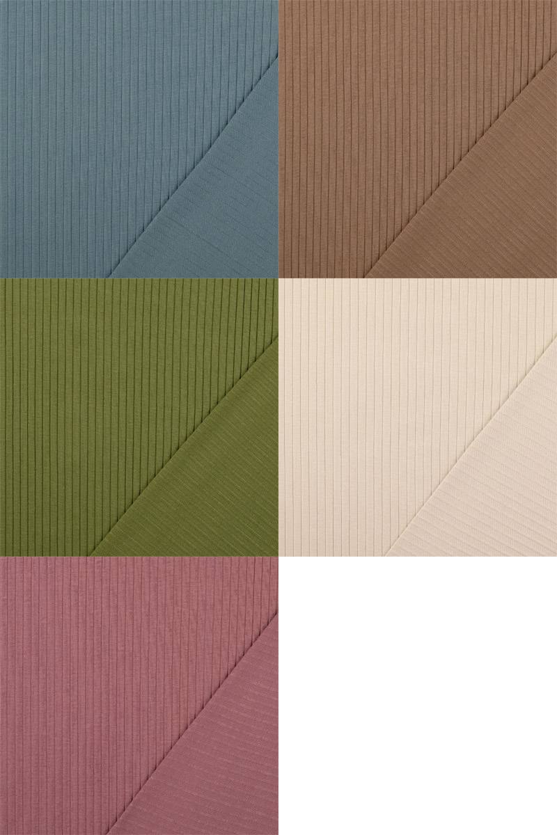 Baumwoll Ripp-Jersey, 200 g/m2