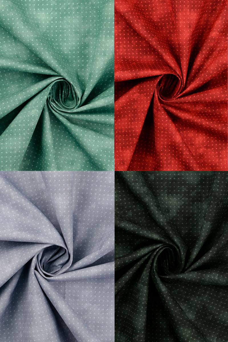 Baumwollstoff mit Tupfen - 150 g/m2