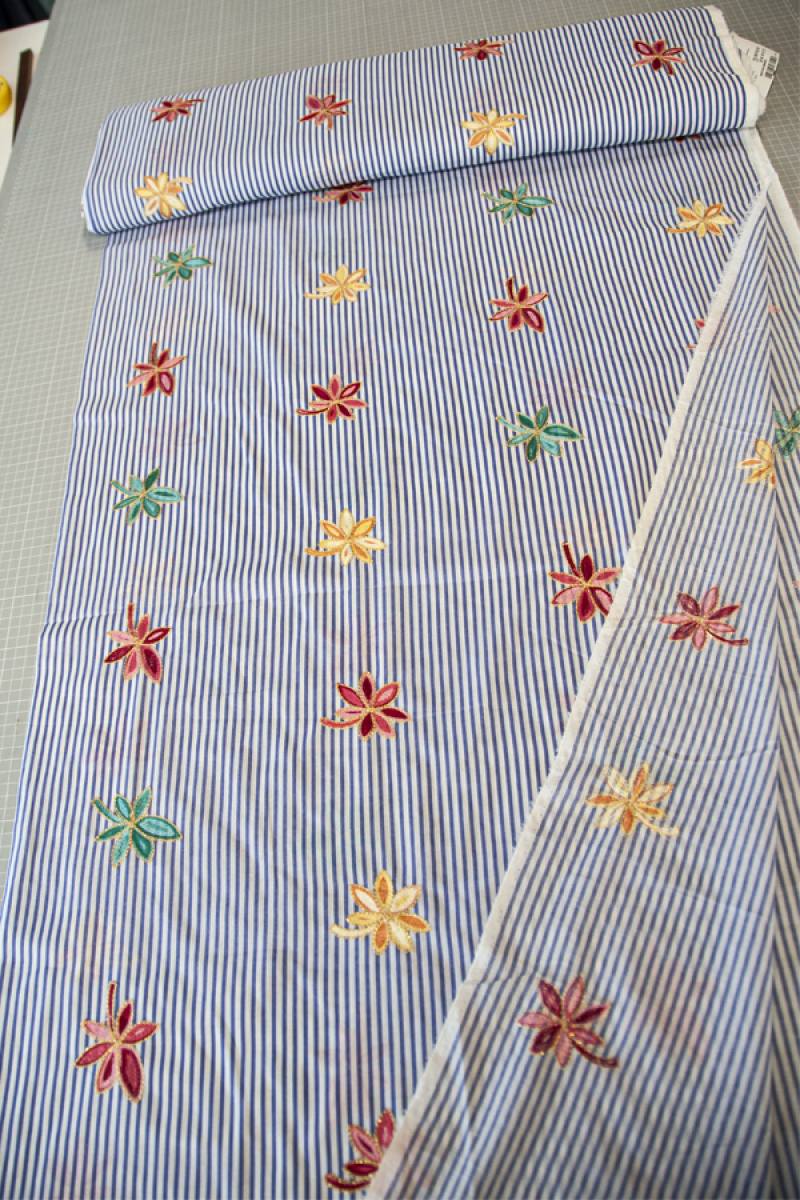 Blossom Stripes, 100% Baumwolle