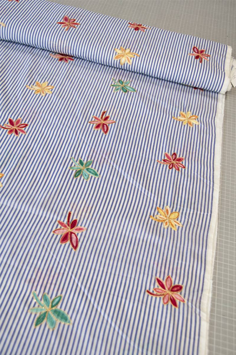 Blossom Stripes, 100% Baumwolle