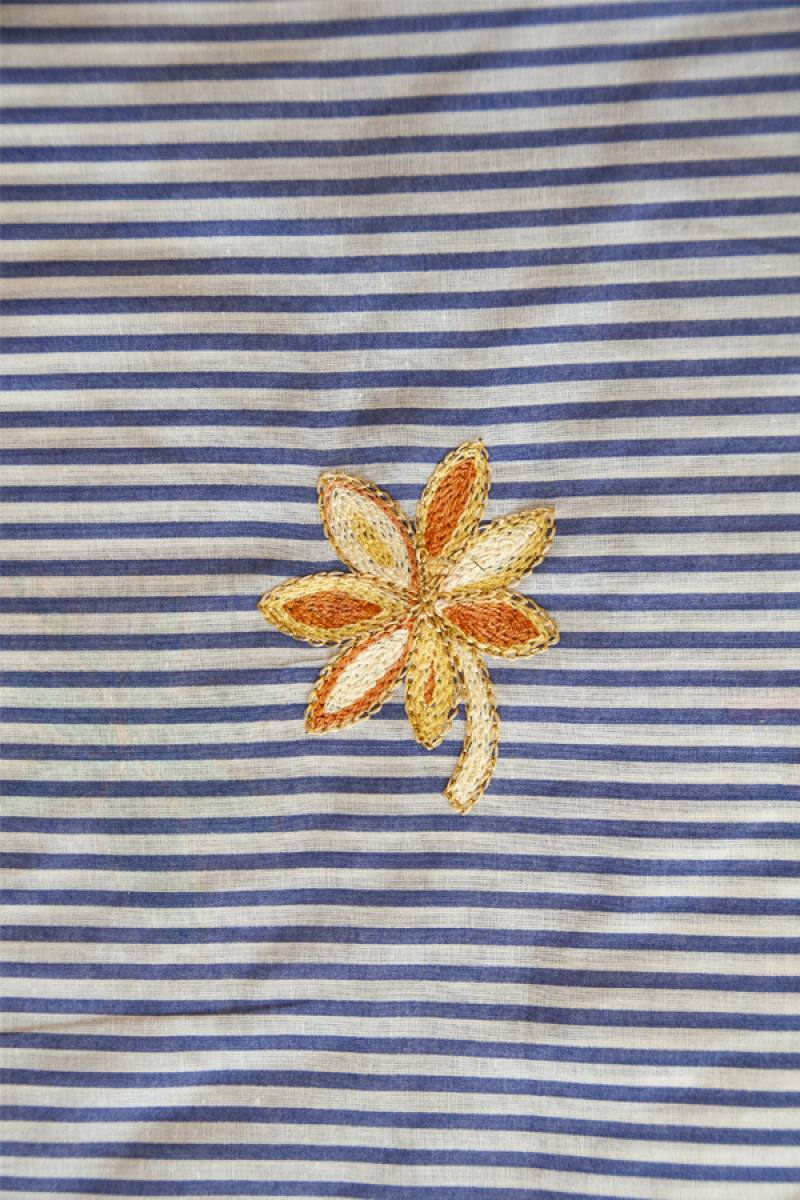 Blossom Stripes, 100% Baumwolle