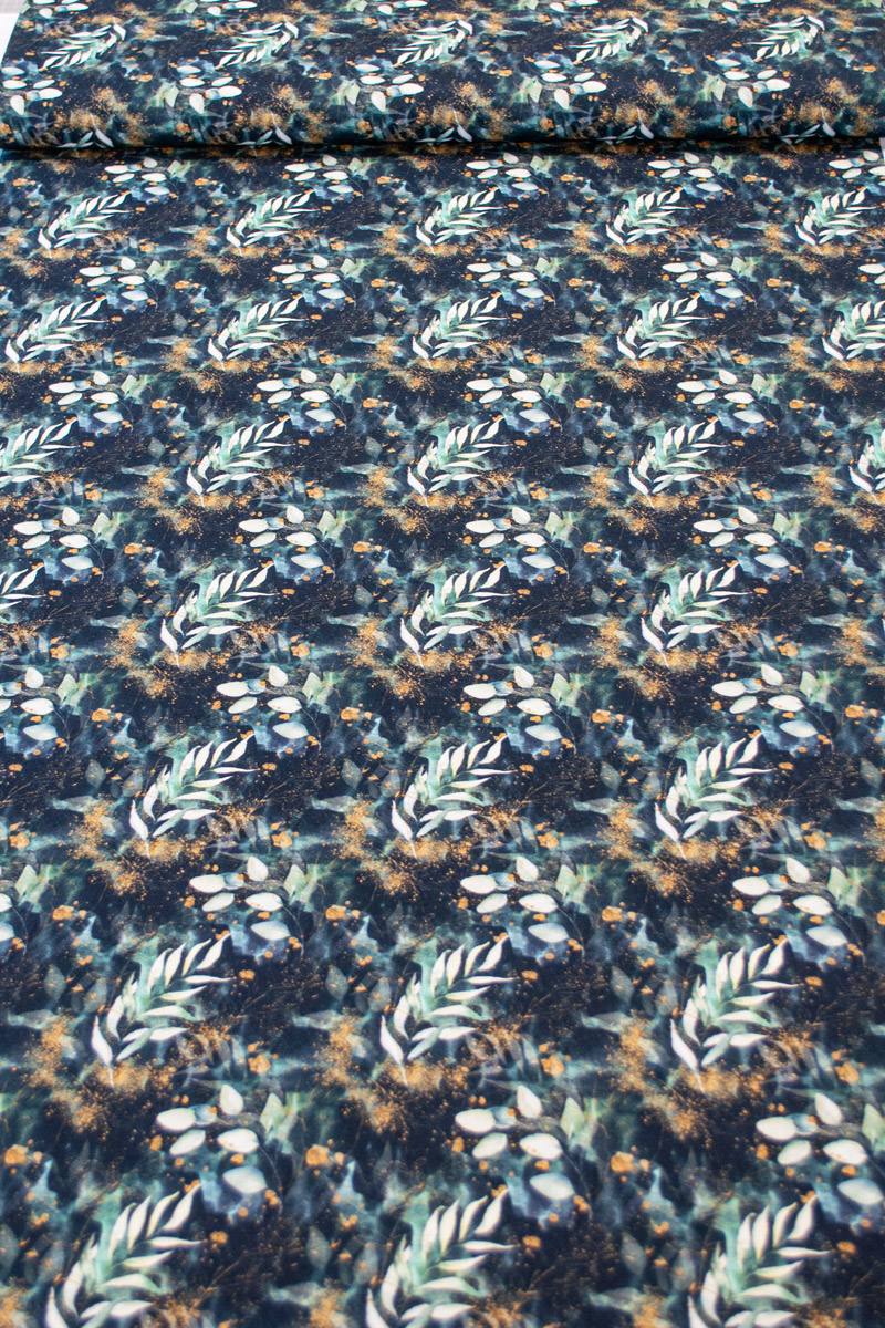 Canvas Baumwolle 'Goldene Blätter' - von Fräulein von Julie