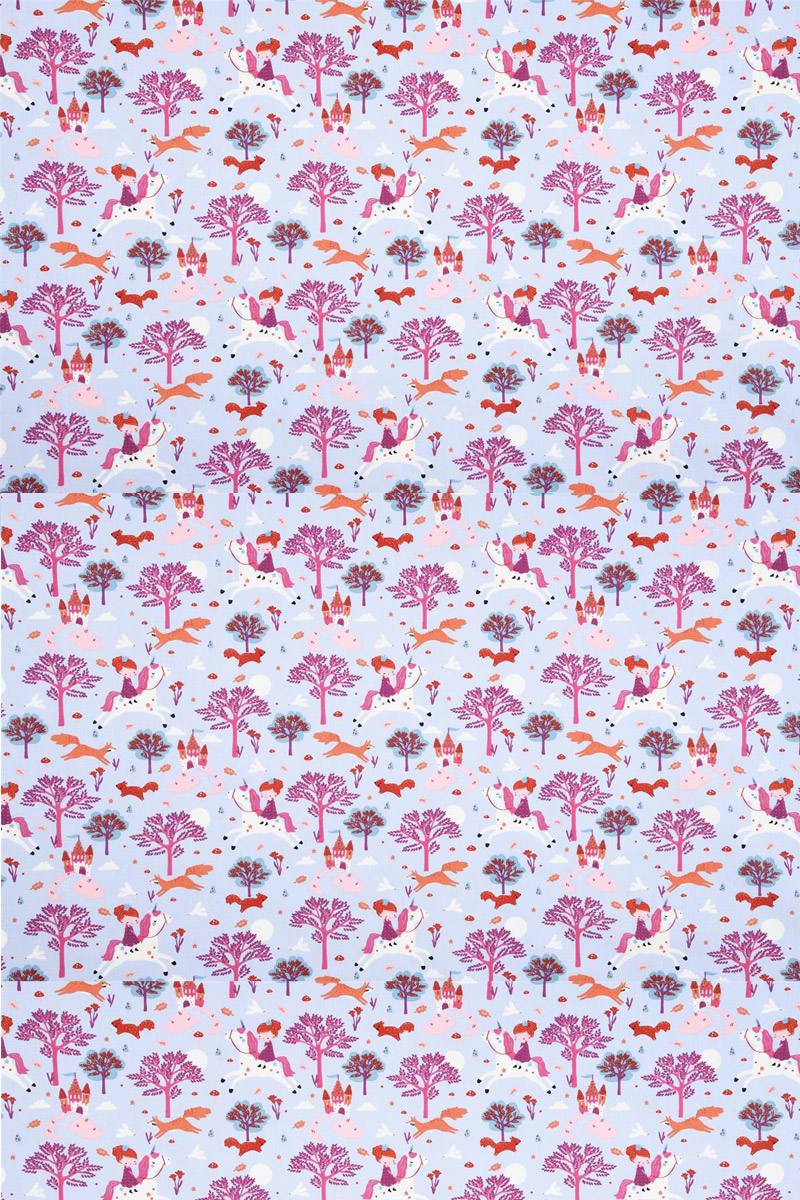 Einhorn und Fantasiewelt - 100% Baumwolle - Spezialangebot