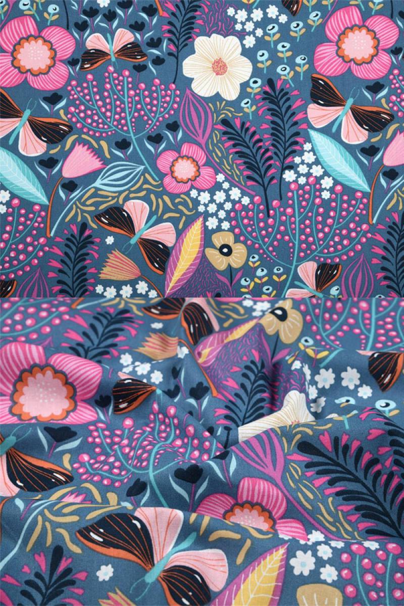 Flowers and Butterflies, Acryl- und Teflonbeschichtet, 180 g/m2