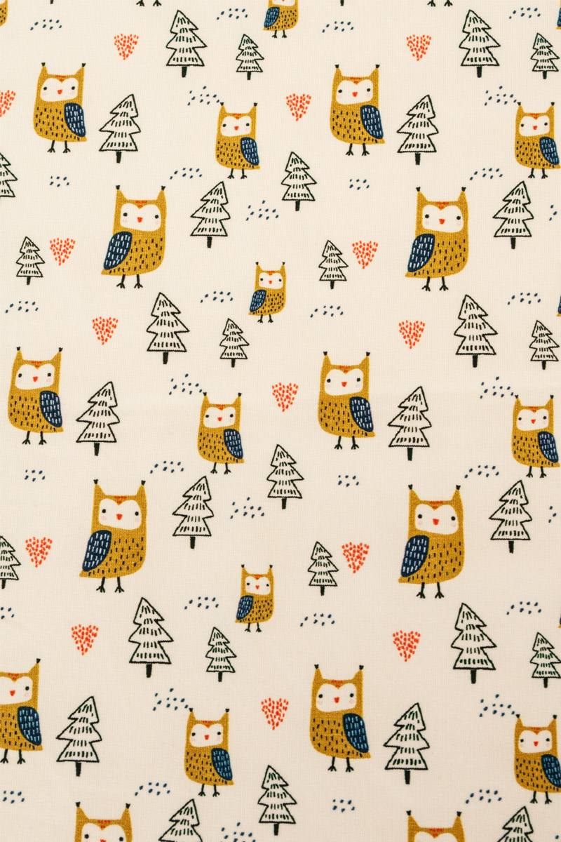 French Terry 'Eulen' - von Fräulein von Julie