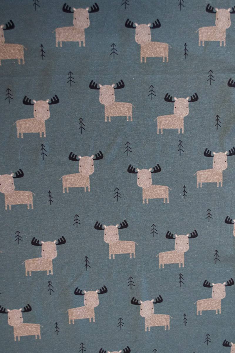 Jersey Baumwolle 'Elch' - von Fräulein von Julie