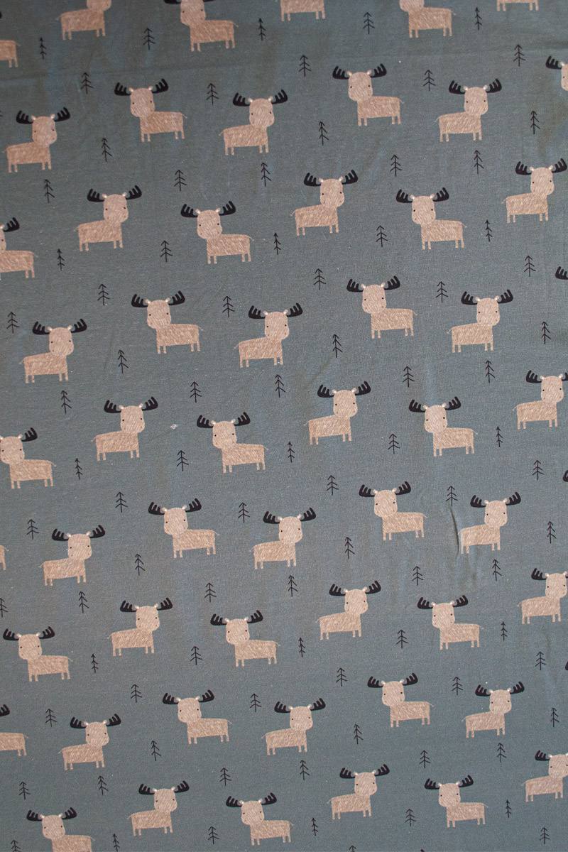 Jersey Baumwolle 'Elch' - von Fräulein von Julie