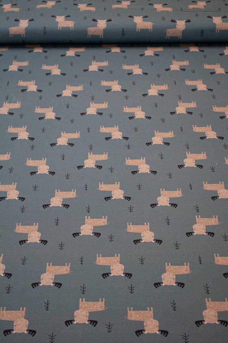 Jersey Baumwolle 'Elch' - von Fräulein von Julie