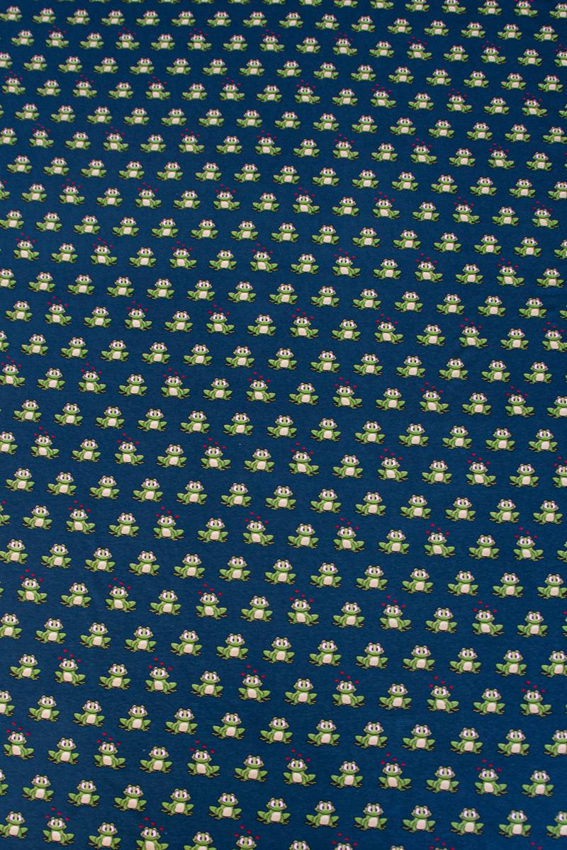 Jersey Baumwolle 'Froschliebe' - 200 g/m2