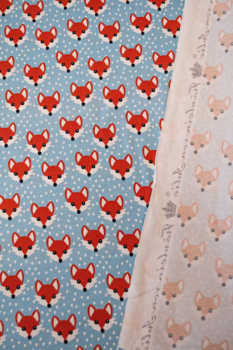 Jersey Baumwolle 'Fuchs' - von Fräulein von Julie