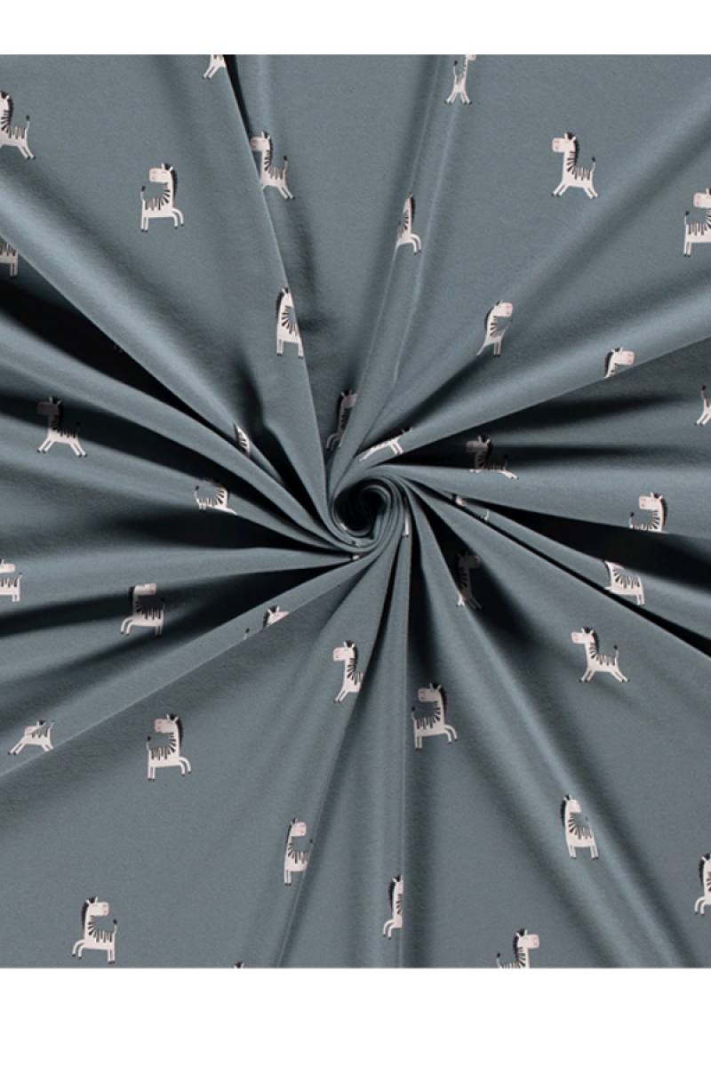 Jersey Baumwolle 'Zebra' - 200 g/m2