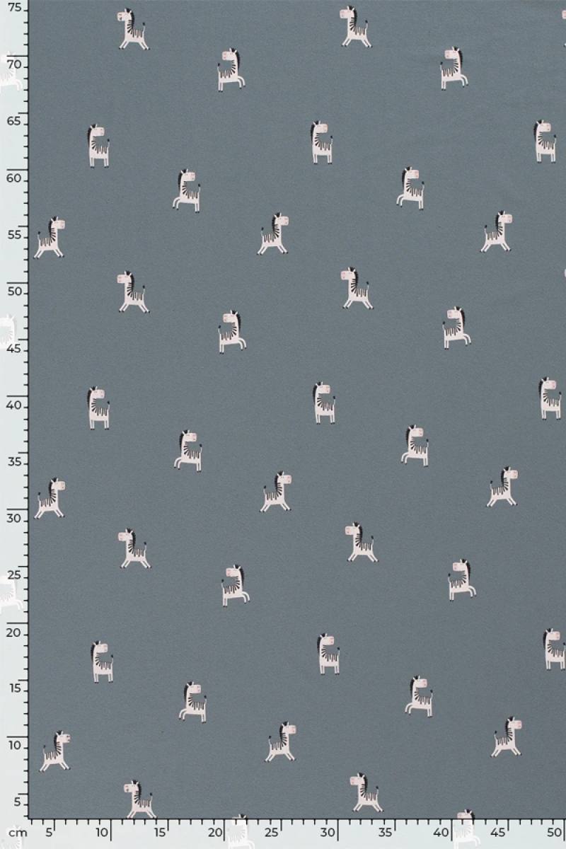 Jersey Baumwolle 'Zebra' - 200 g/m2