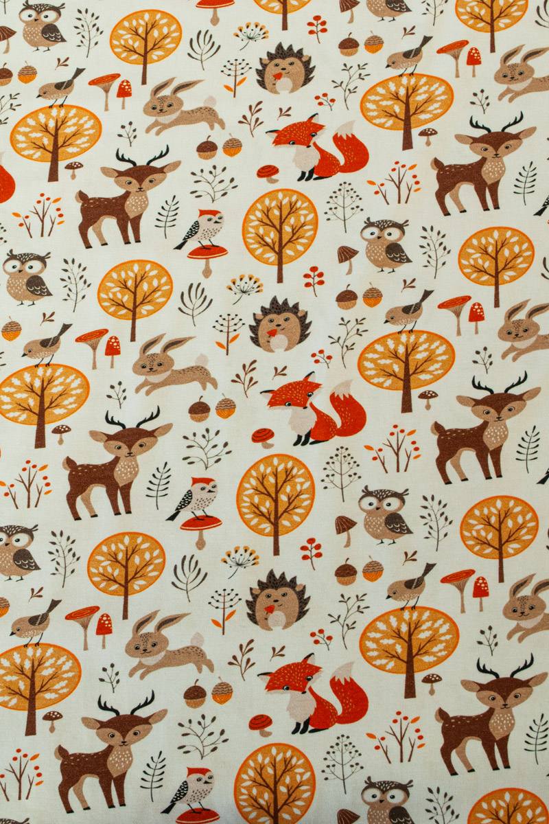 Jersey Baumwolle 'Waldfreunde' - von Fräulein von Julie