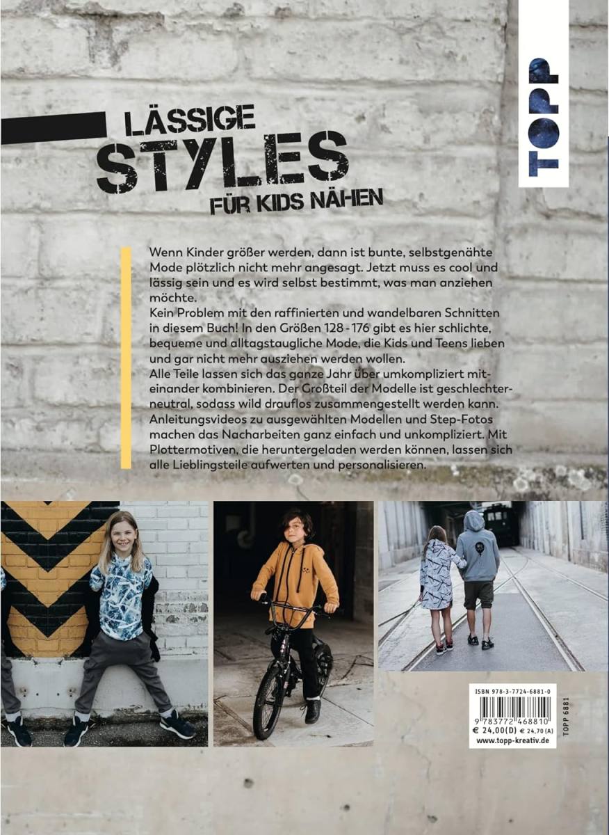 Lässige Styles für Kids nähen - Tanja Hiltebrand