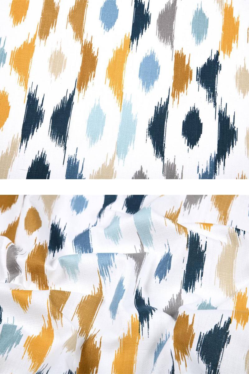 Modernes Ikat-Muster- 100% Baumwolle - Spezialangebot
