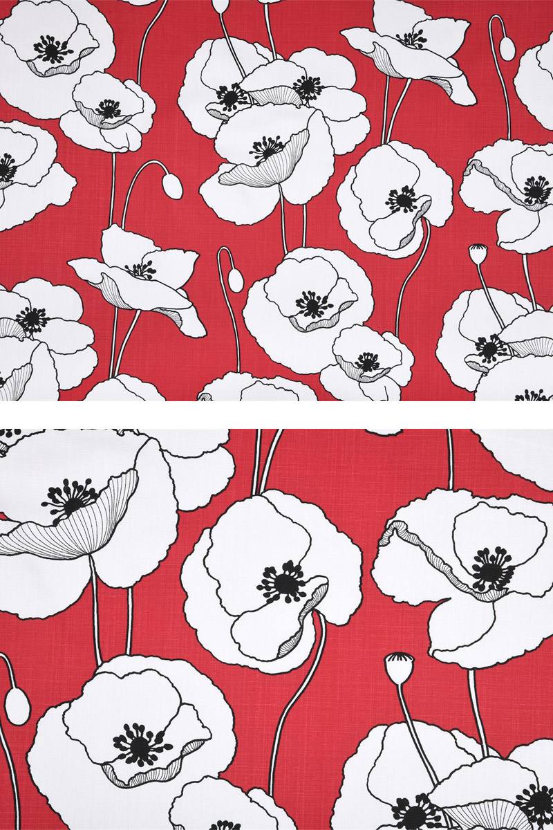 Mohnblüte - 100% Baumwolle - Spezialangebot