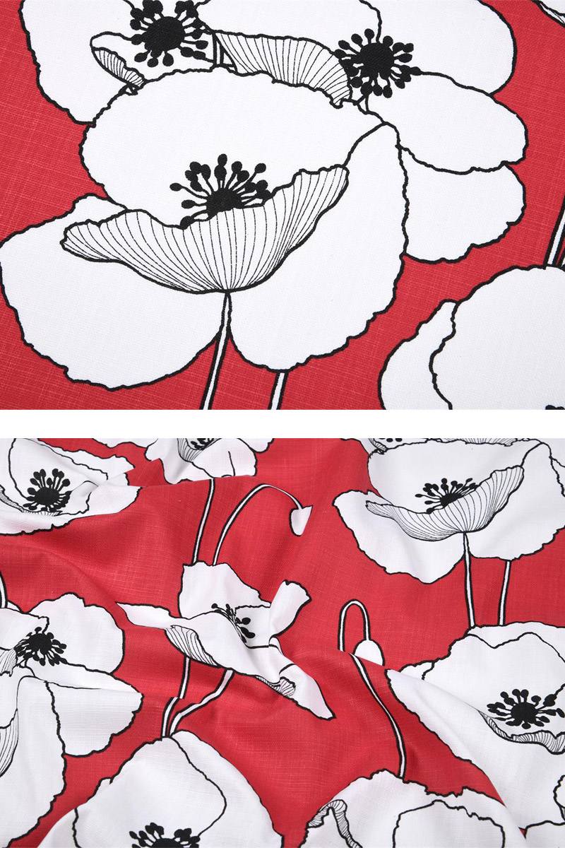 Mohnblüte - 100% Baumwolle - Spezialangebot