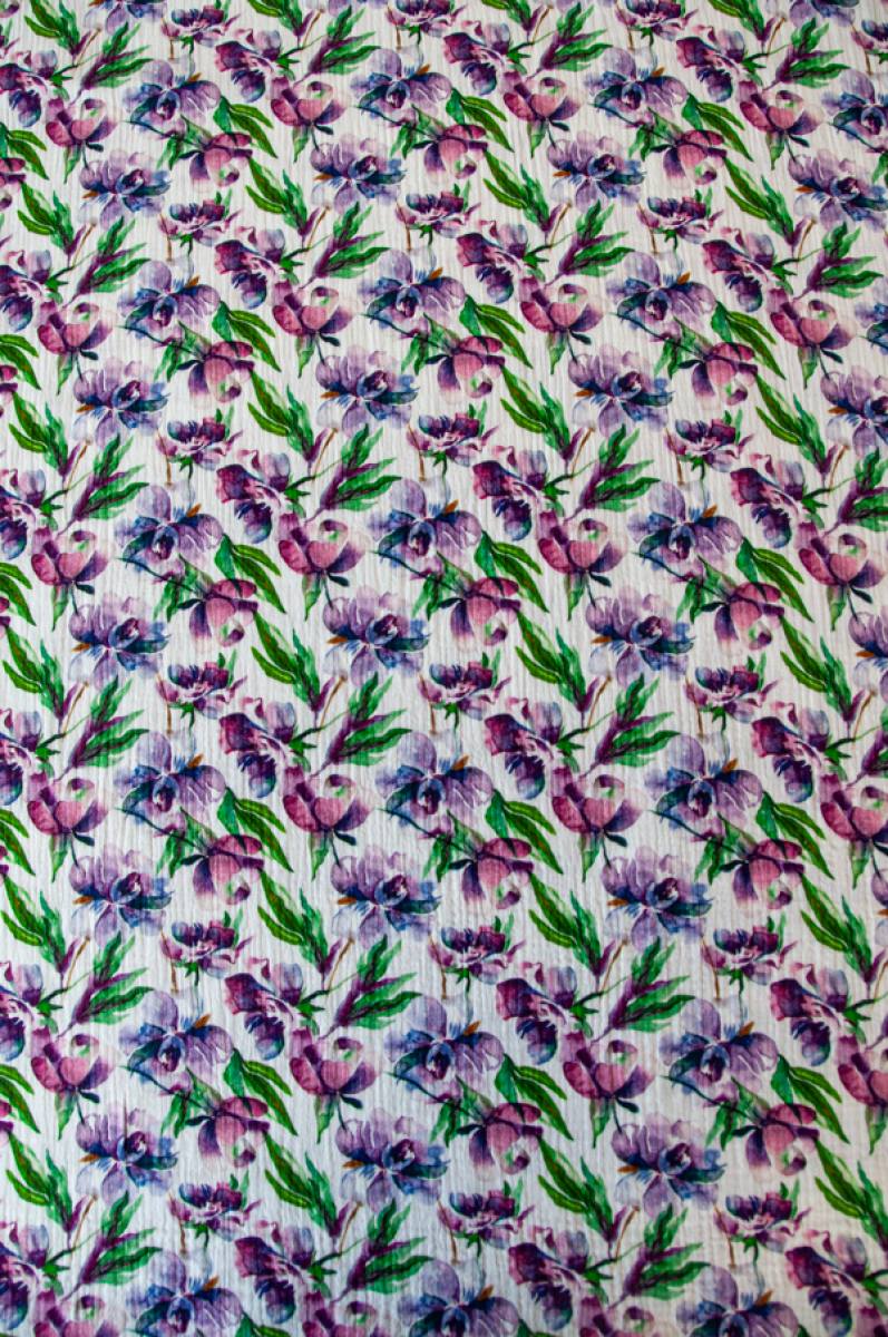 Musselinstoff 'Flora' - 130 g/m2
