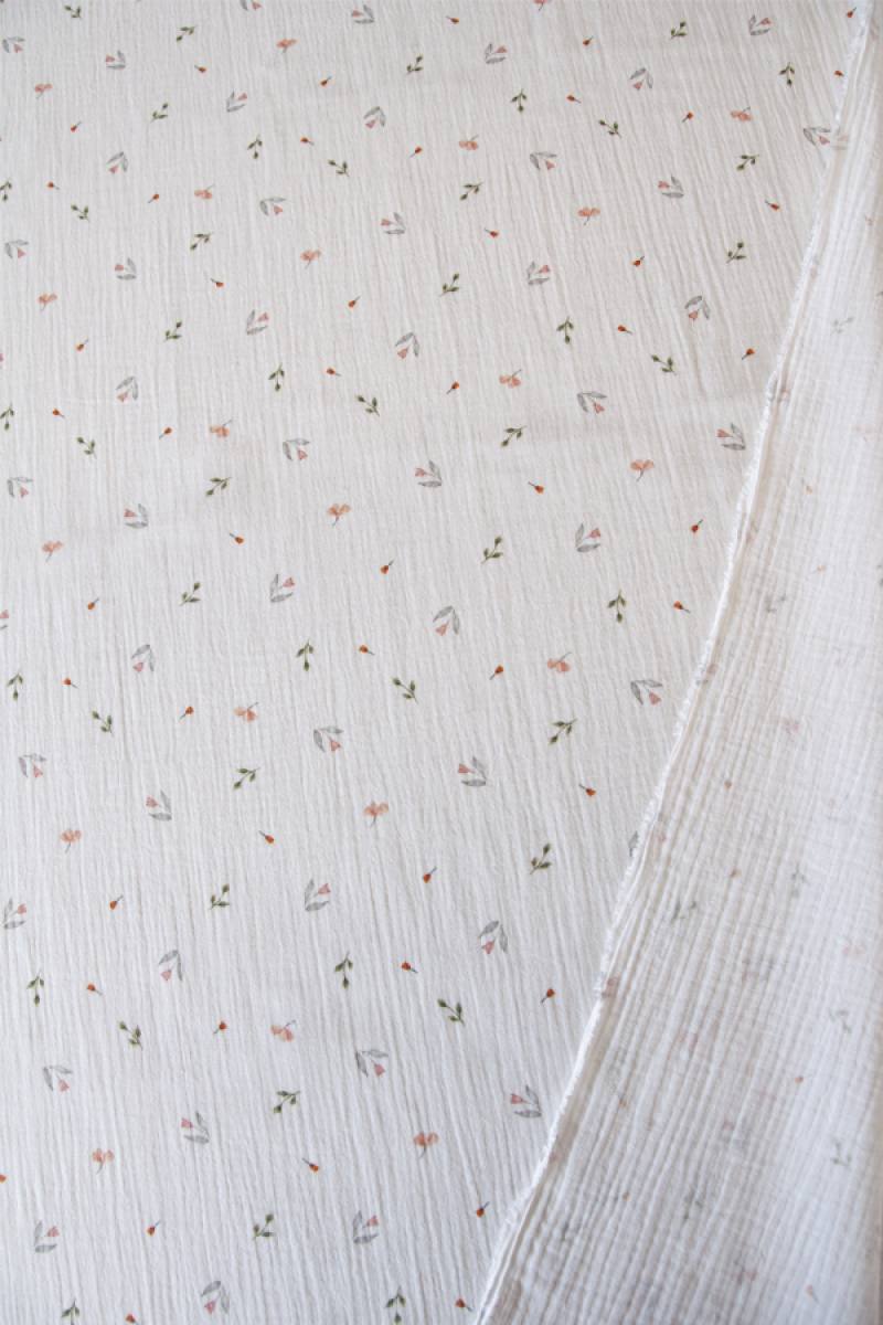 Musselinstoff 'Frühlingsbrise' - 130 g/m2