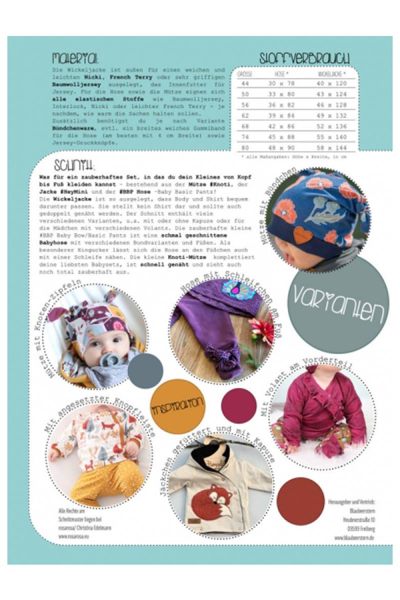 Papierschnittmuster von RosaRosa - Babyset