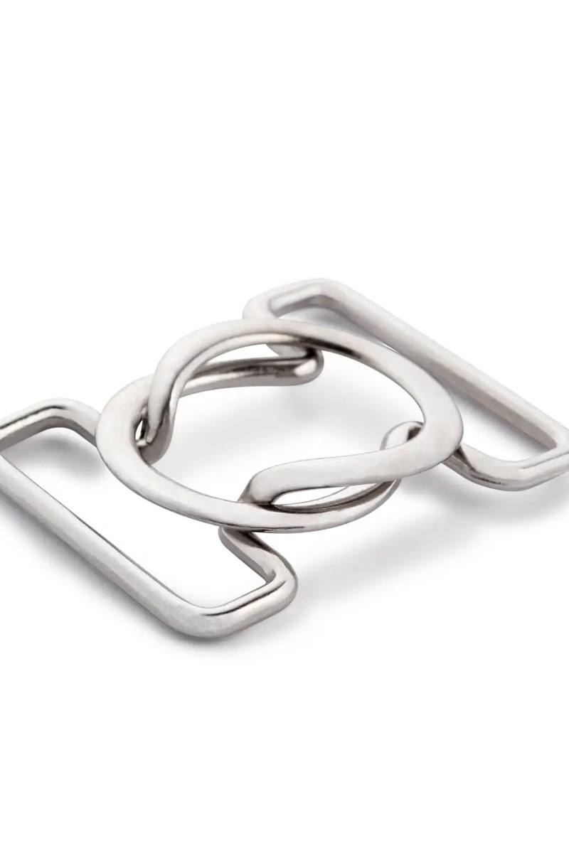 Prym Bikini- und Gürtelverschluss, 25mm, silberfarbig