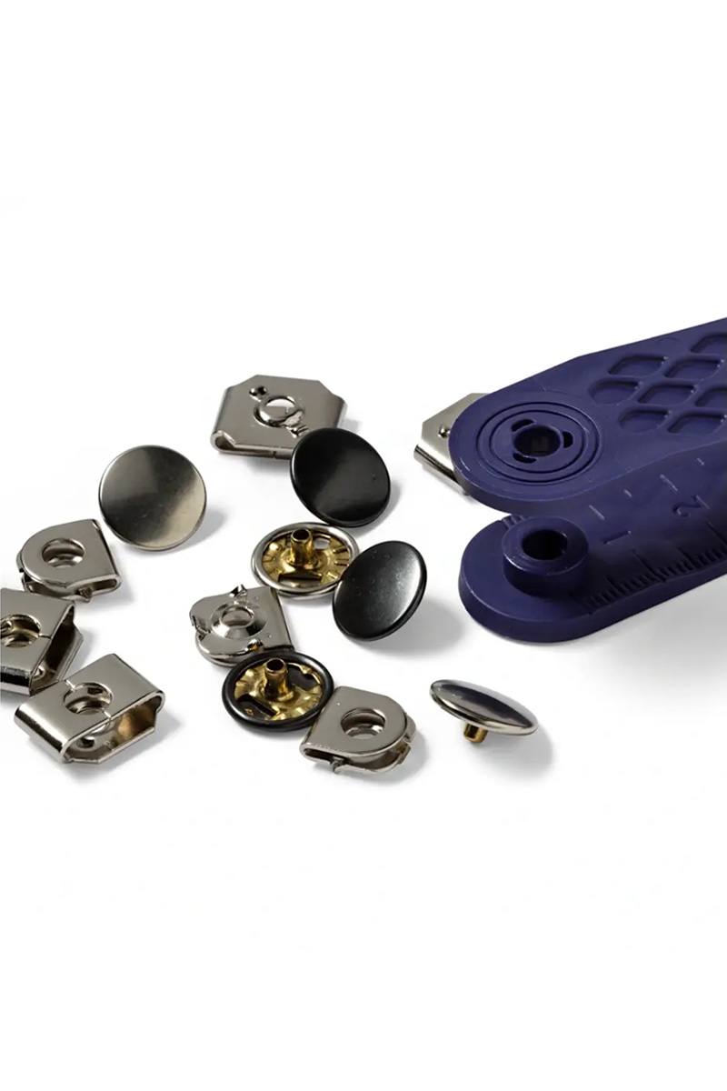 Prym Hosenhaken und Stege, silber brüniert