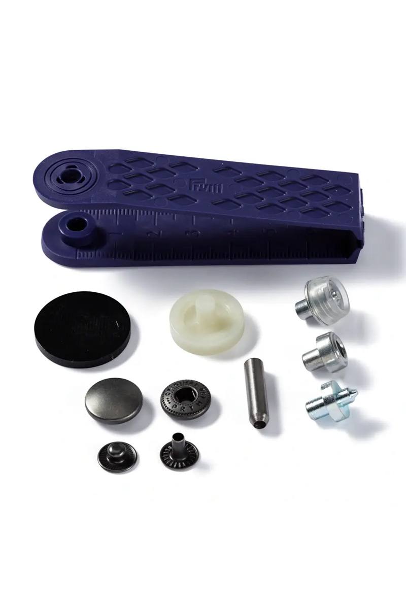 Prym Nähfrei-Druckknopf 'Anorak', 15mm, alteisen