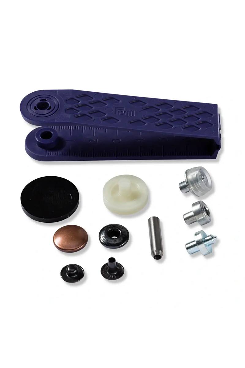 Prym Nähfrei-Druckknopf 'Anorak', 15mm, altkupfer