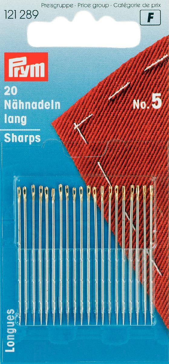 Prym Nähnadeln lang Nr. 5 0.80 x 40 mm, Stahl 121289