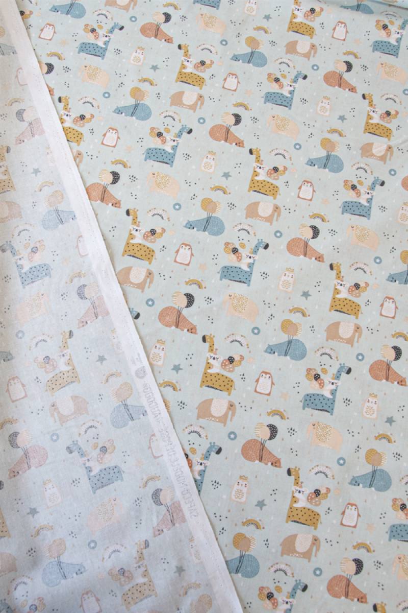 Sleepy Animals, 100% Baumwolle