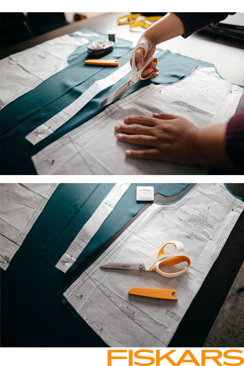 Stoffschere Razor Edge 23 cm, Fiskars