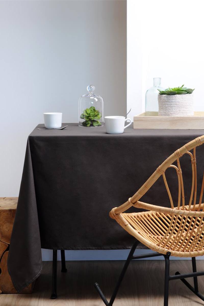 Uni Baumwolle beschichtet, durchgefärbt