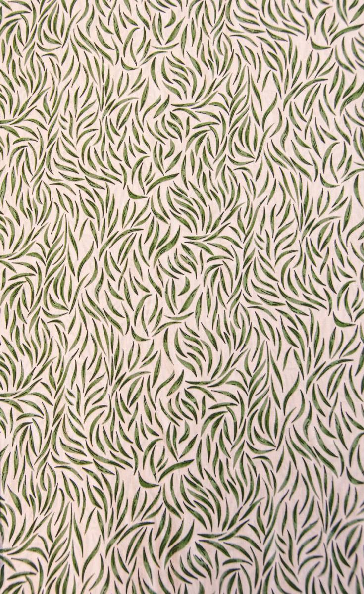 Pink Leaves, 100% Viskose