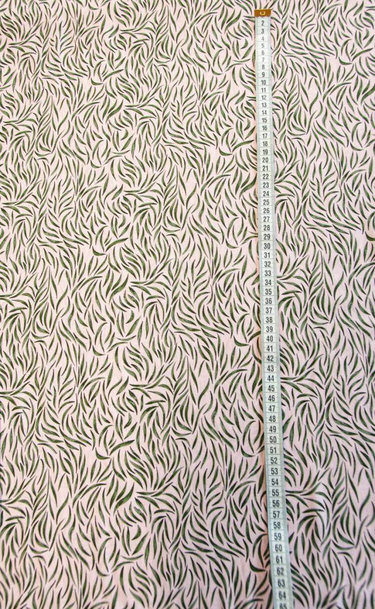 Pink Leaves, 100% Viskose