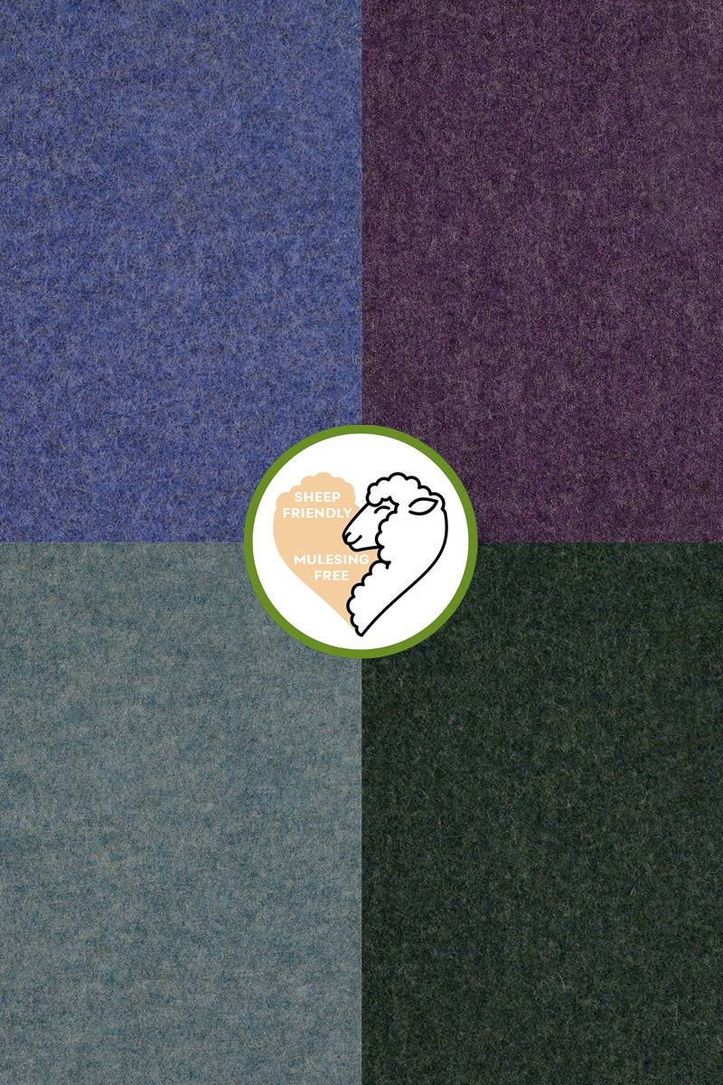 Walkloden Melange, 385 g/m2